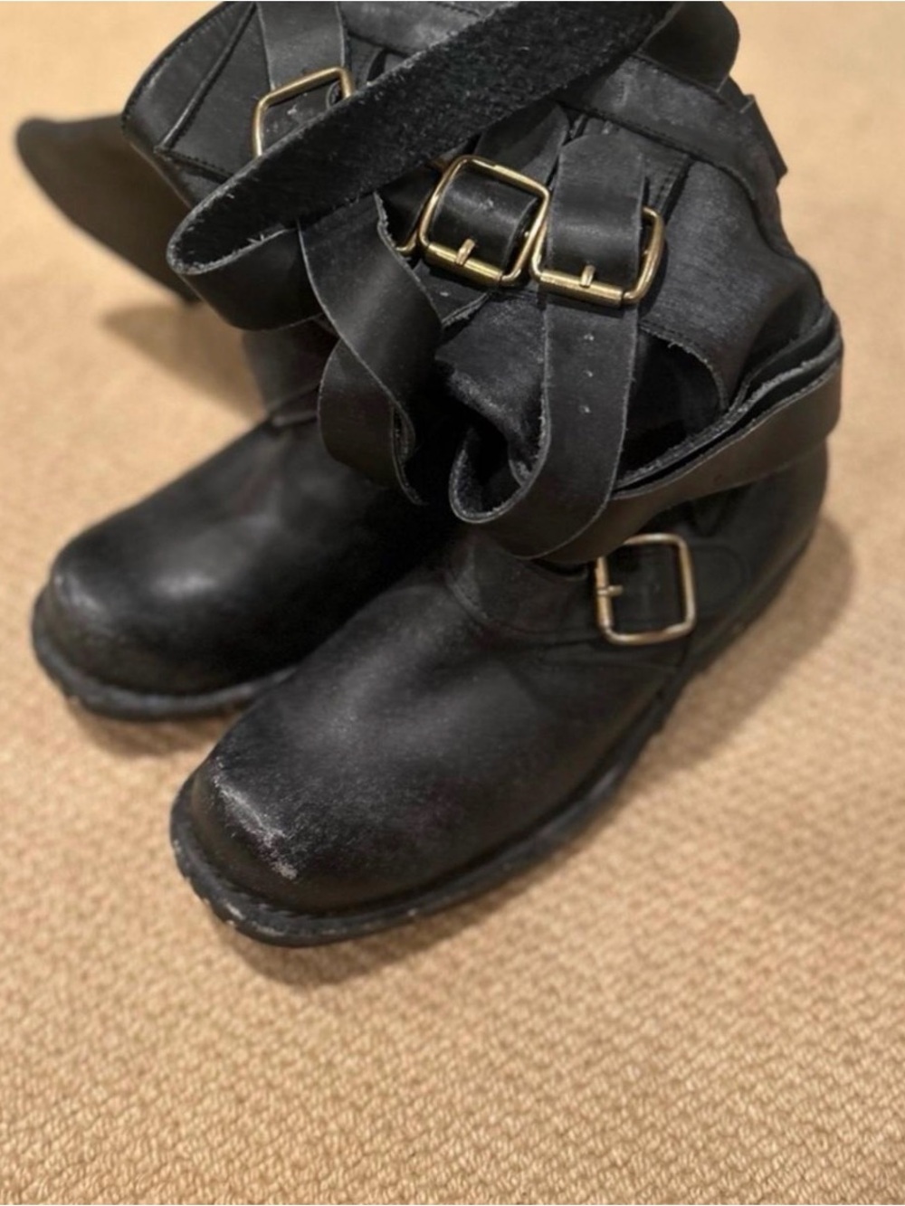 Jeffrey Campbell 9 Tall Military Moto Boots - Picture 4 of 4